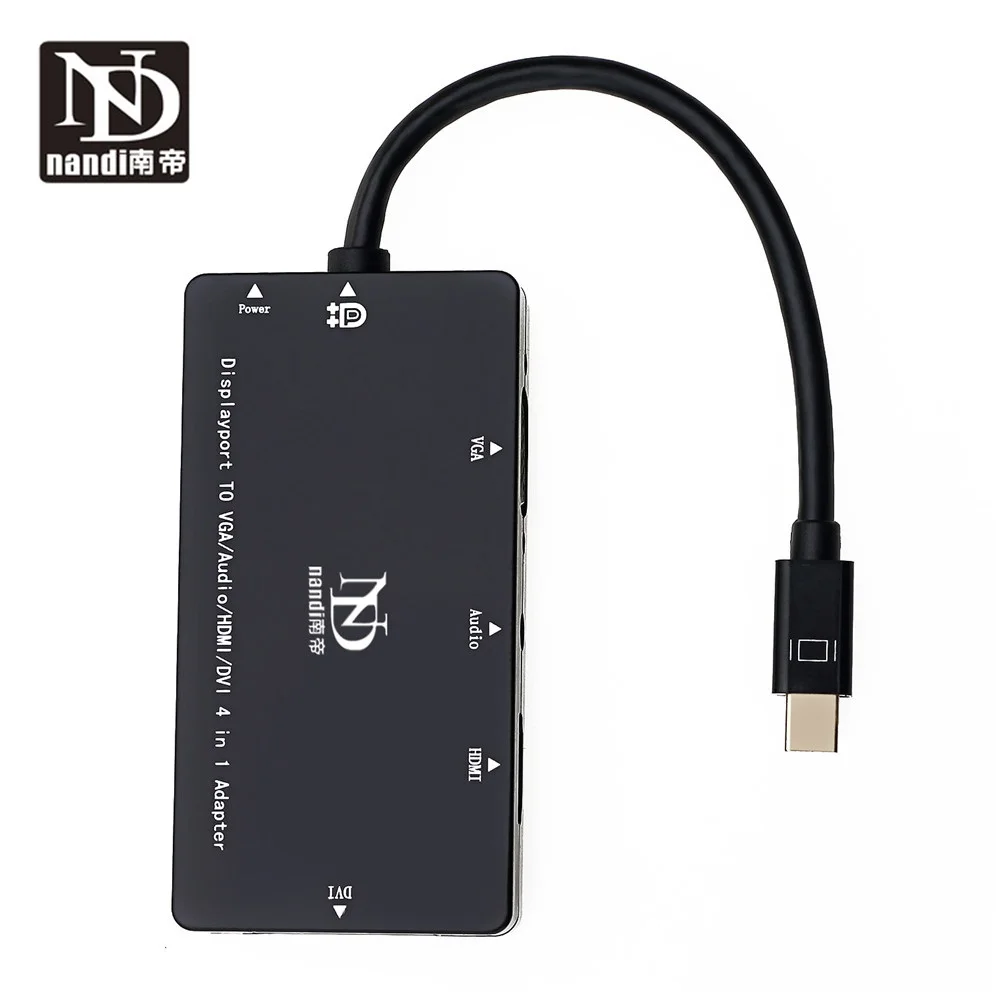 Thunderbolt 2 Док станция для мини дисплей Порты и разъёмы к HDMI VGA DVI мульти концентратор