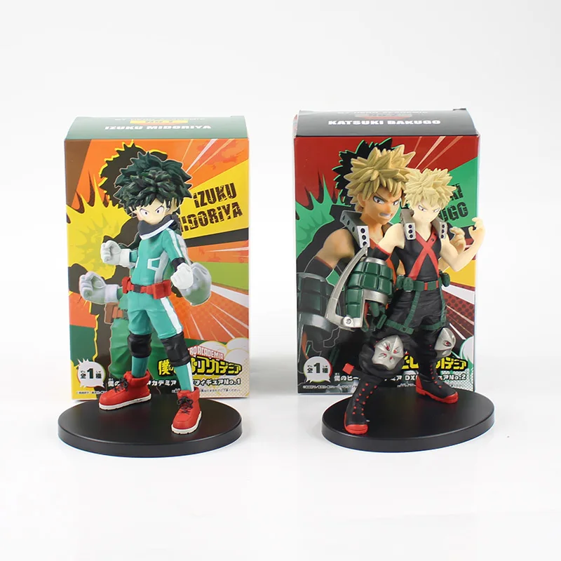C with box Мой герой Academy DXF фигурка Shoto Todoroki мидория изуку Bakugou катсуки боку нет героя училища все могут Фигурки игрушки - Цвет: C with box