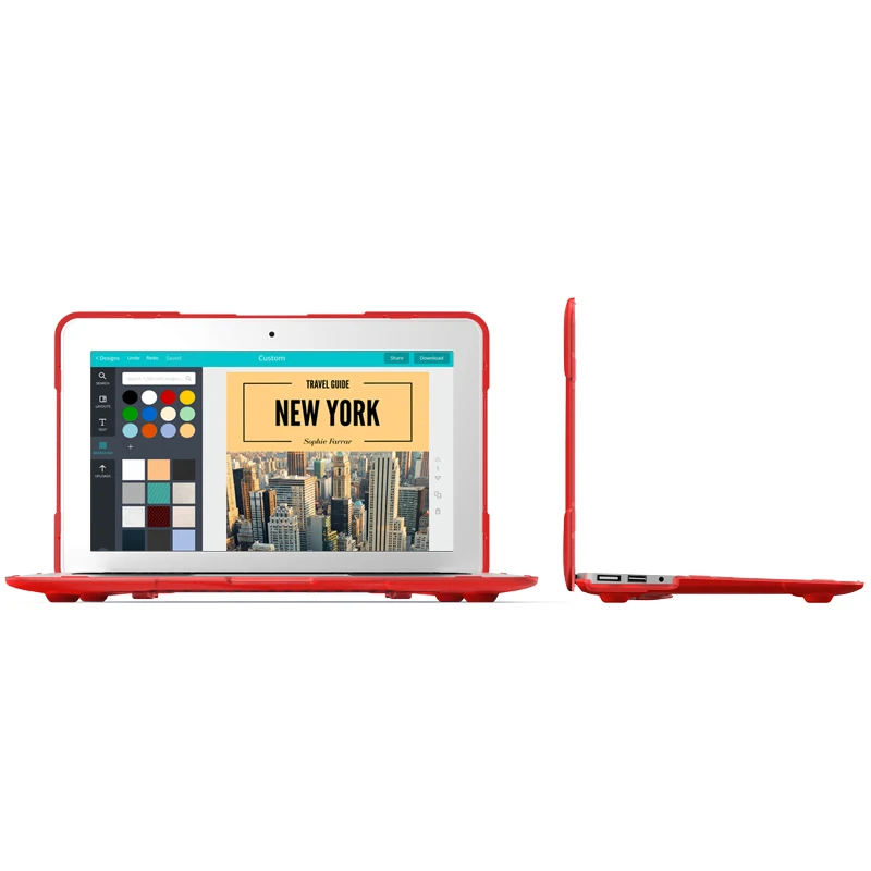 Чехол подставка для Macbook Air 11 A1465 A1370 6 дюймов защита от падения противоударный