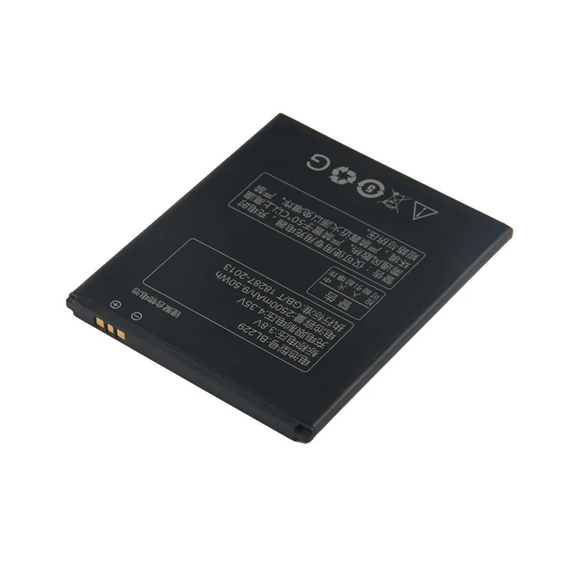 Оригинальный аккумулятор BL229 для lenovo A8 A806 A808T 2500 мАч|Аккумуляторы мобильных
