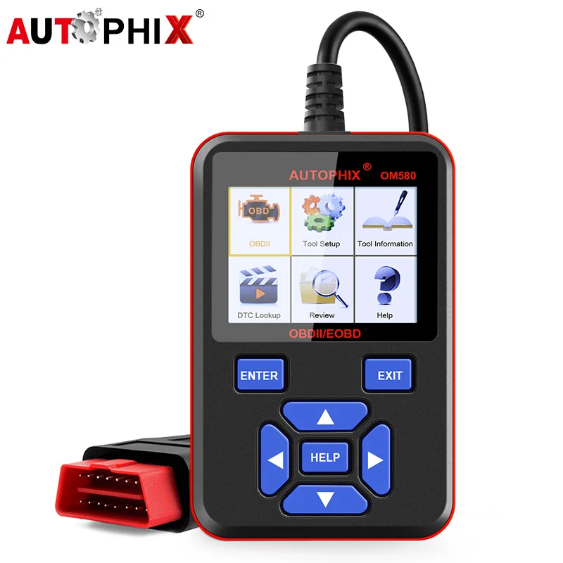 Autophix OM580 OBD2 Автомобильный сканер для двигателя улавливания топливных паров (EVAP) OBD