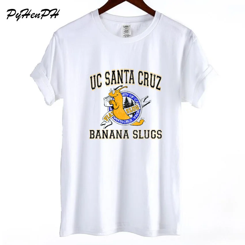 Крутая футболка из целлюлозы 2018 UC Santa Cruz Женская хлопковая Футболка с принтом