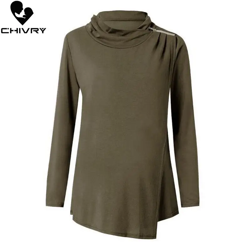 Chivry/топы для беременных одежда грудного вскармливания Одежда с длинными