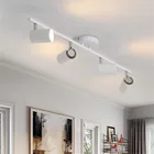 Современный потолочный светильник для гостиной, поворотные светодиодные лампы на потолок в скандинавском стиле для магазина, точесветильник кухонная лампа s GU10