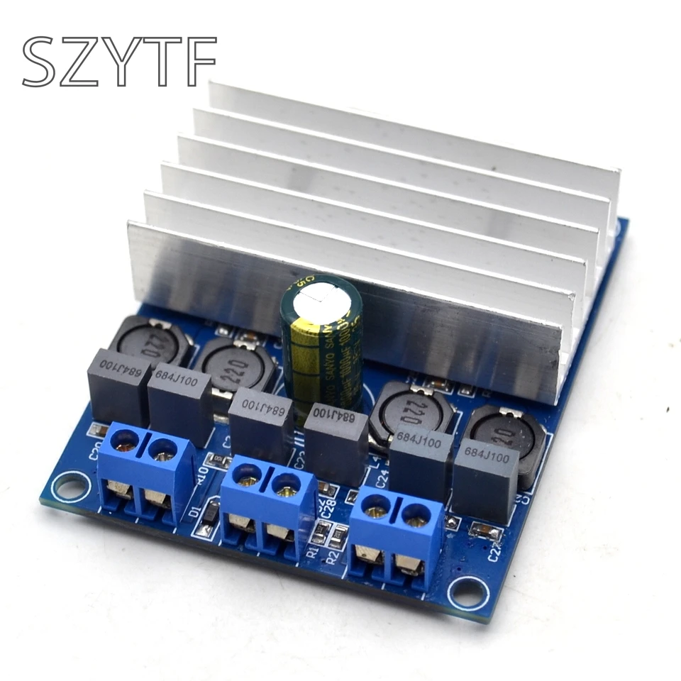 TDA7492 2x50W D класса высокой мощности Цифровой усилитель доска AMP с радиатором|digital