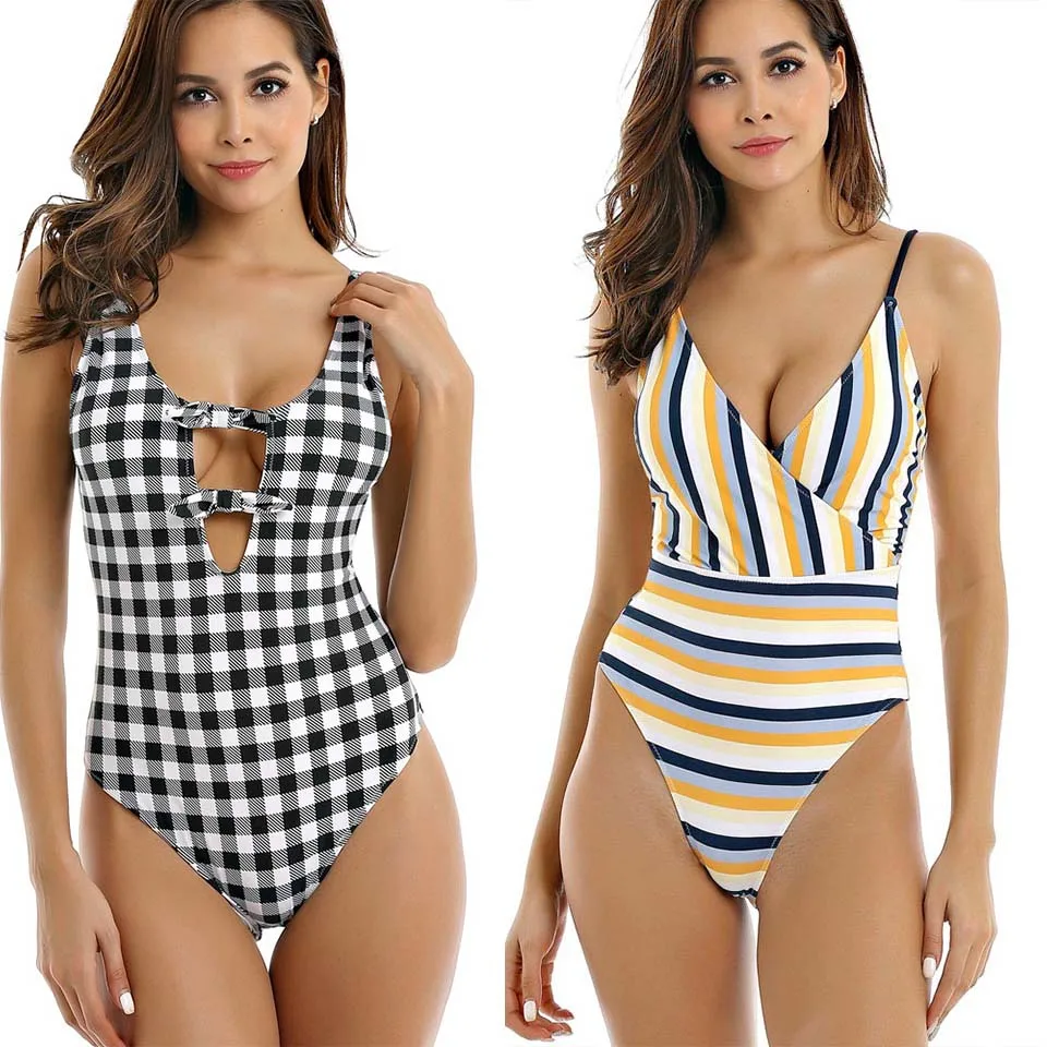 TCBSG 2019 New Arrival Sexy One Piece Swimsuit Hot Sale Women Summer Beach Priint Monokini Swimwear Swim Wear Bathing Suits | Спорт и