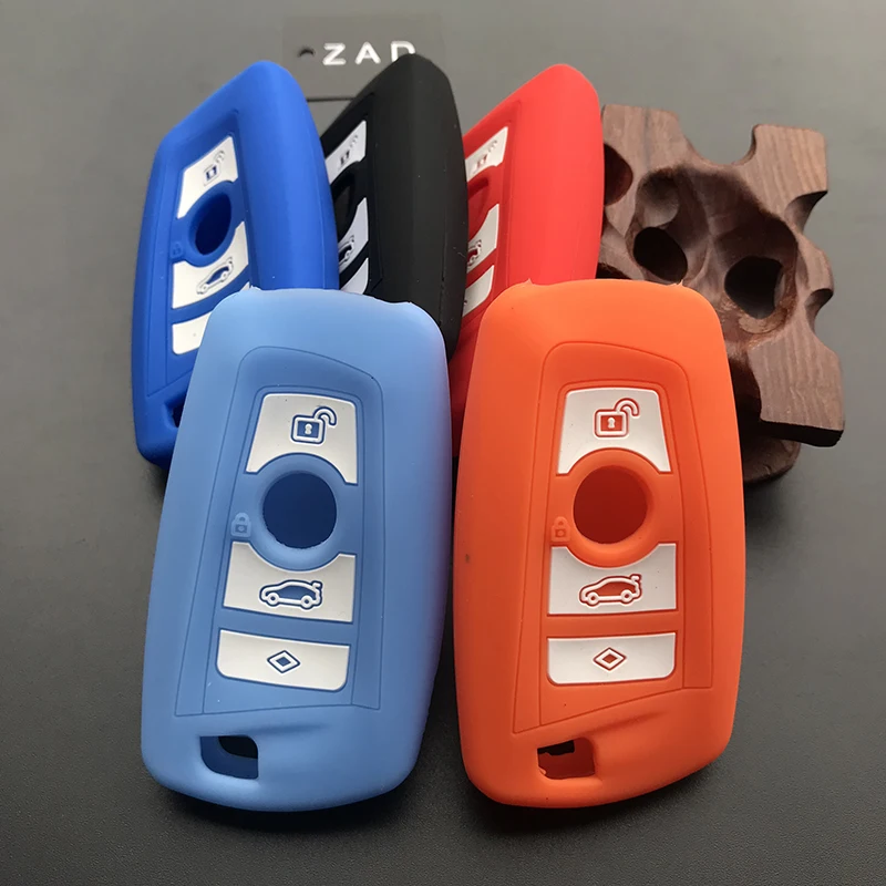 ZAD силиконовый чехол для автомобильного ключа брелка оболочка кожаный бумажник