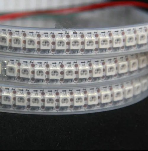 3.2ft 1 м 144LED WS2812B индивидуально Адресуемая цифровая программируемая цветная