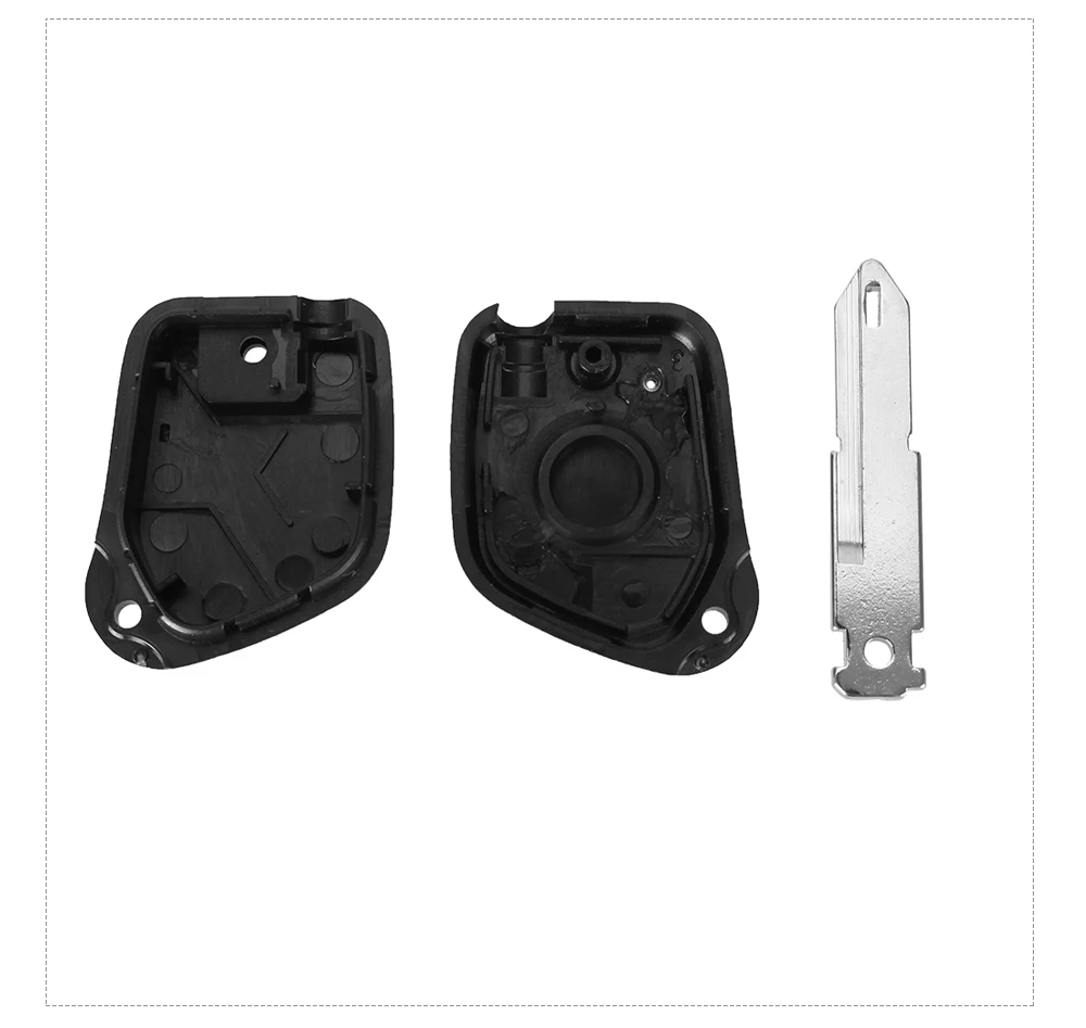 Dandkey ключ удаленной машине чехла для peugeot 106 205 206 306 405 406 хорошее качество Замена чехол для ключей от автомобиля брелок 1 кнопка