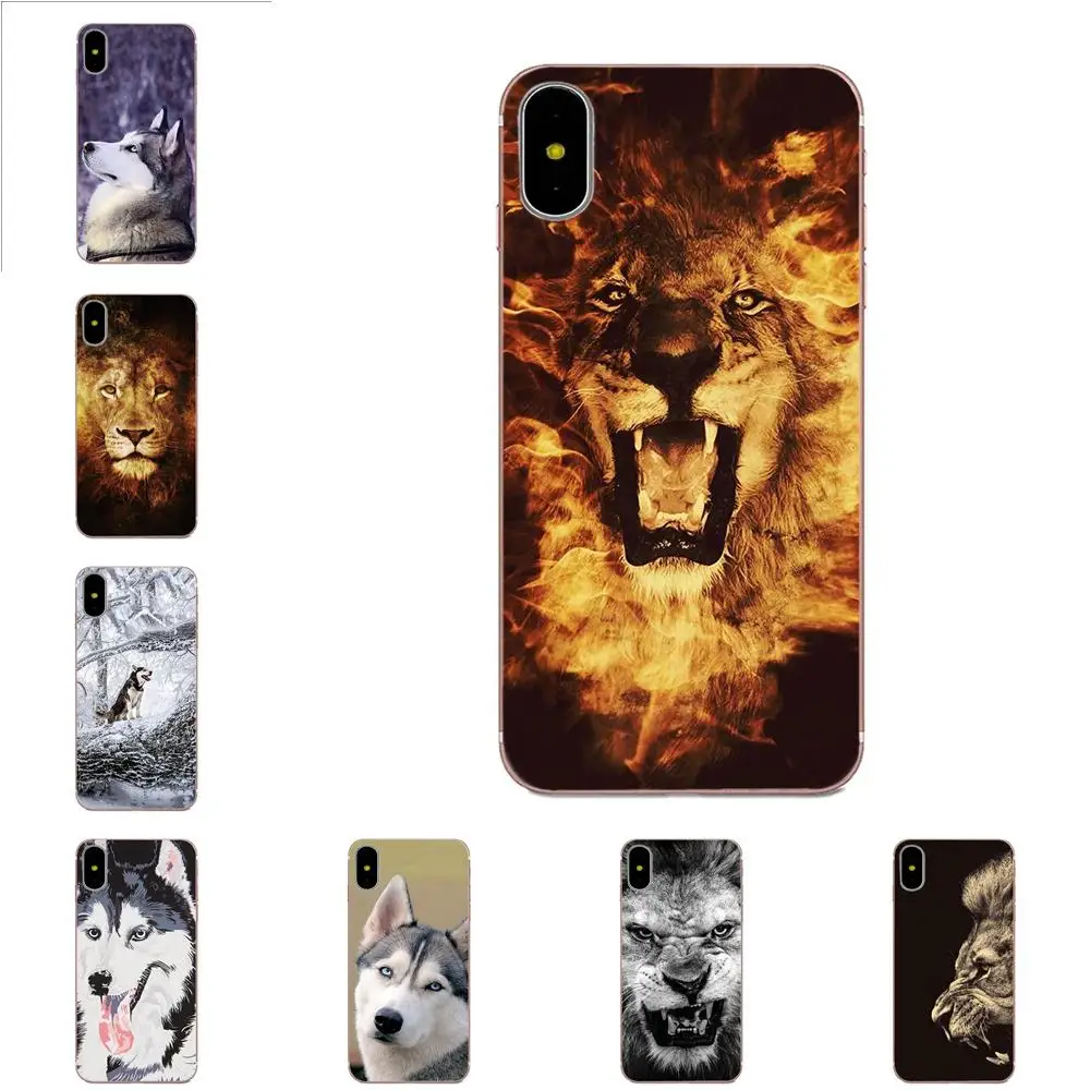 Для Huawei P7 Honor 4C 5A 5C 5X 6 6C 6A 6X 7 7X 8 9 V8 V10 Y3II Y5II Y6II G8 Play Lite TPU чехол животные Орел Хаски