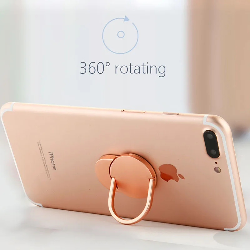 IMIDO Универсальный палец кольцо держатель для iphone Xiaomi алюминиевый сплав сплошной