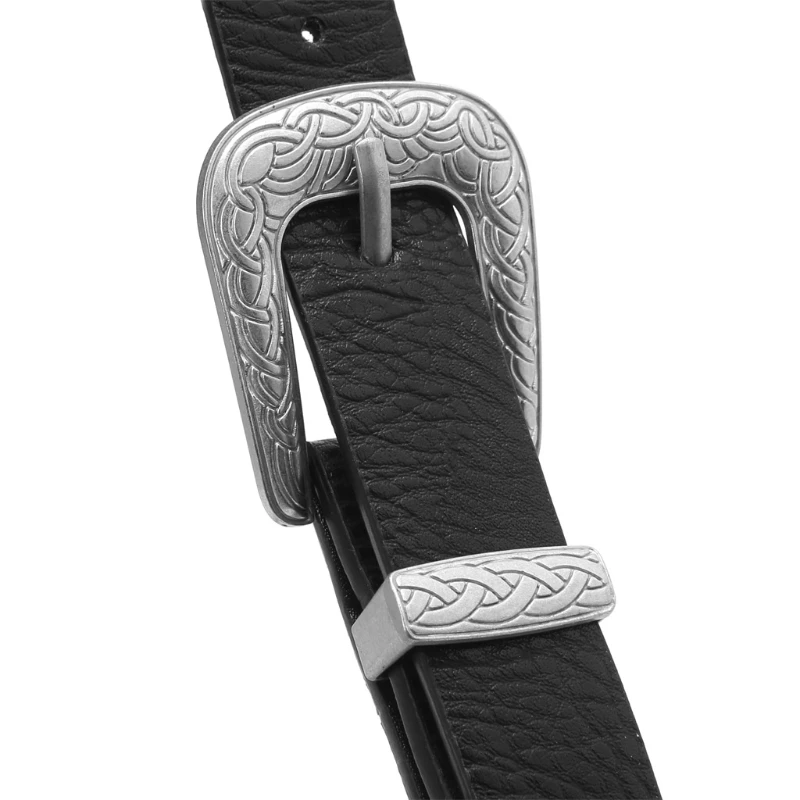 Ремень в стиле бохо Женский винтажный пояс из искусственной кожи с одной/двойной