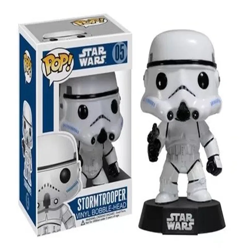 FUNKO POP Star Wars фигурка игрушки Дарт Вейдер Люк Скайуокер Leia для друга коллекция