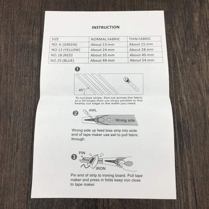 Инструменты для шитья ног Аксессуары 16 шт./компл. Набор изготовления тканевой