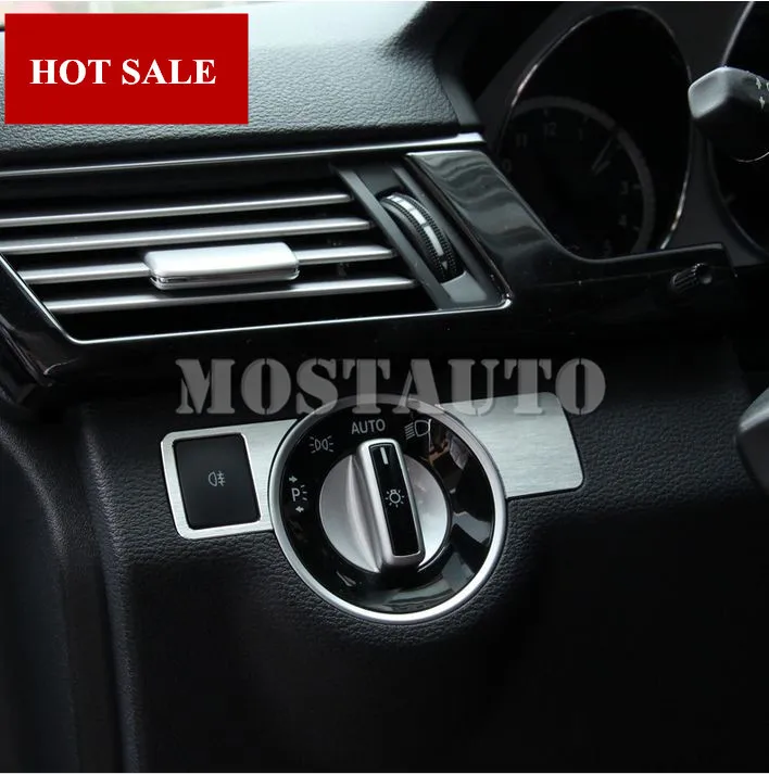 Для Benz E Class W212 внутренняя фара кнопка переключения накладки 2010 2015 2 шт.