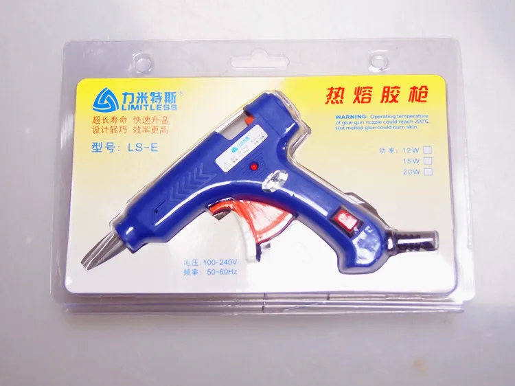 

20W Hot Melt Glue Gun Industrial Mini Guns Thermo Electric Gluegun EU Plug Heat Temperature Tool Graft Repair