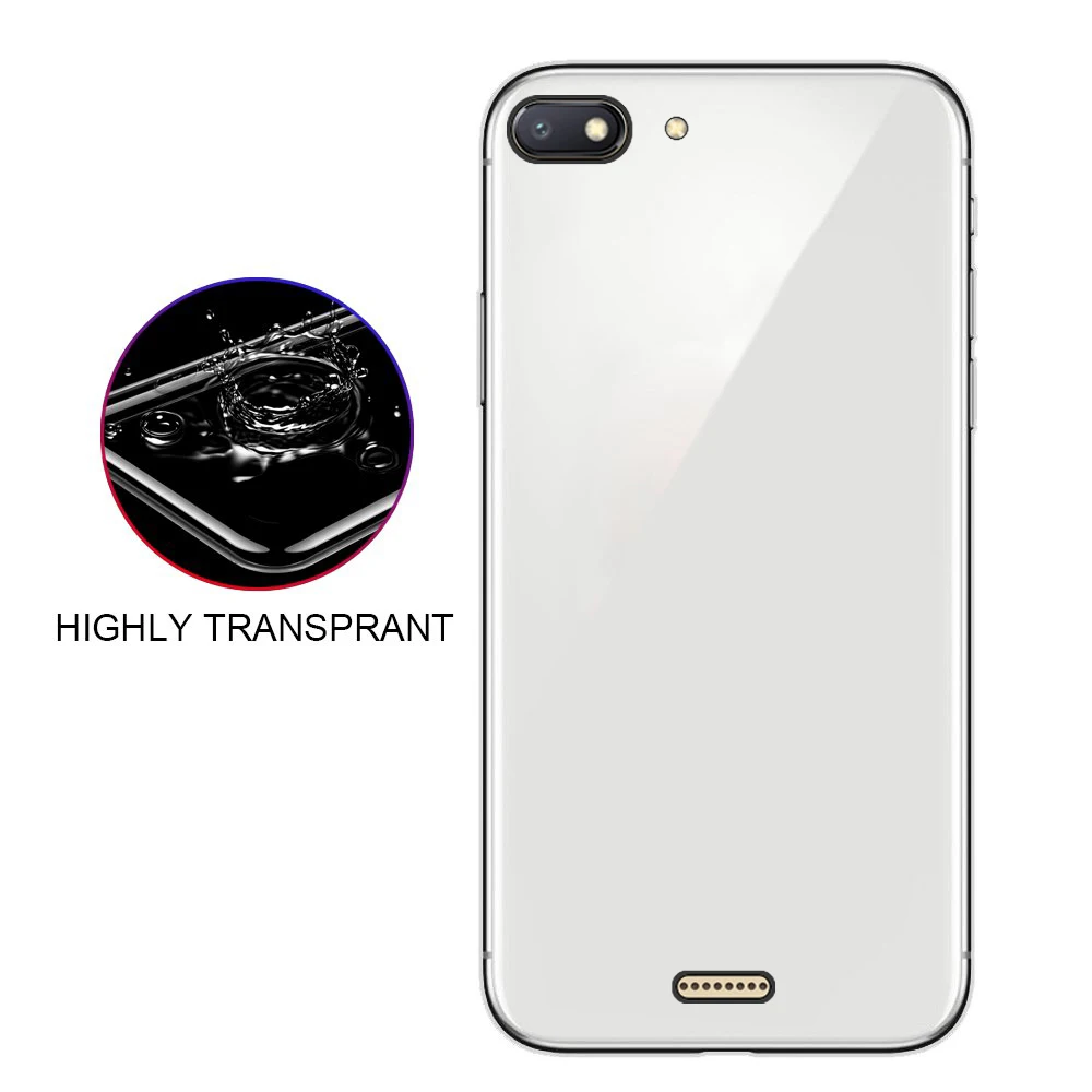 Прозрачный ударопрочный чехол для мобильного телефона Xiaomi Redmi 6A | Мобильные