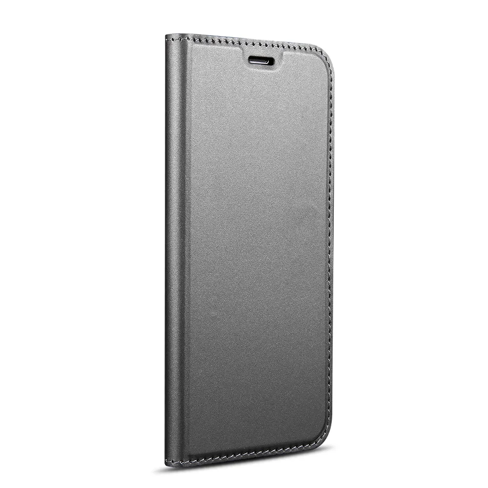 Grey DZGOGO ISKIN серии из искусственной кожи с откидной крышкой для samsung S9 чехол для телефона из ТПУ с принтом "для Galaxy S9 плюс чехол со слотом для карт и карманом - Цвет: Grey