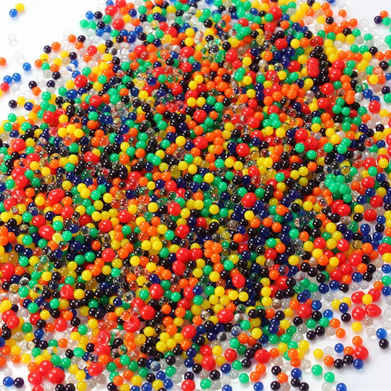 1000 шт./компл. жемчужные хрустальные Водяные Шарики для почвы волшебные желейные