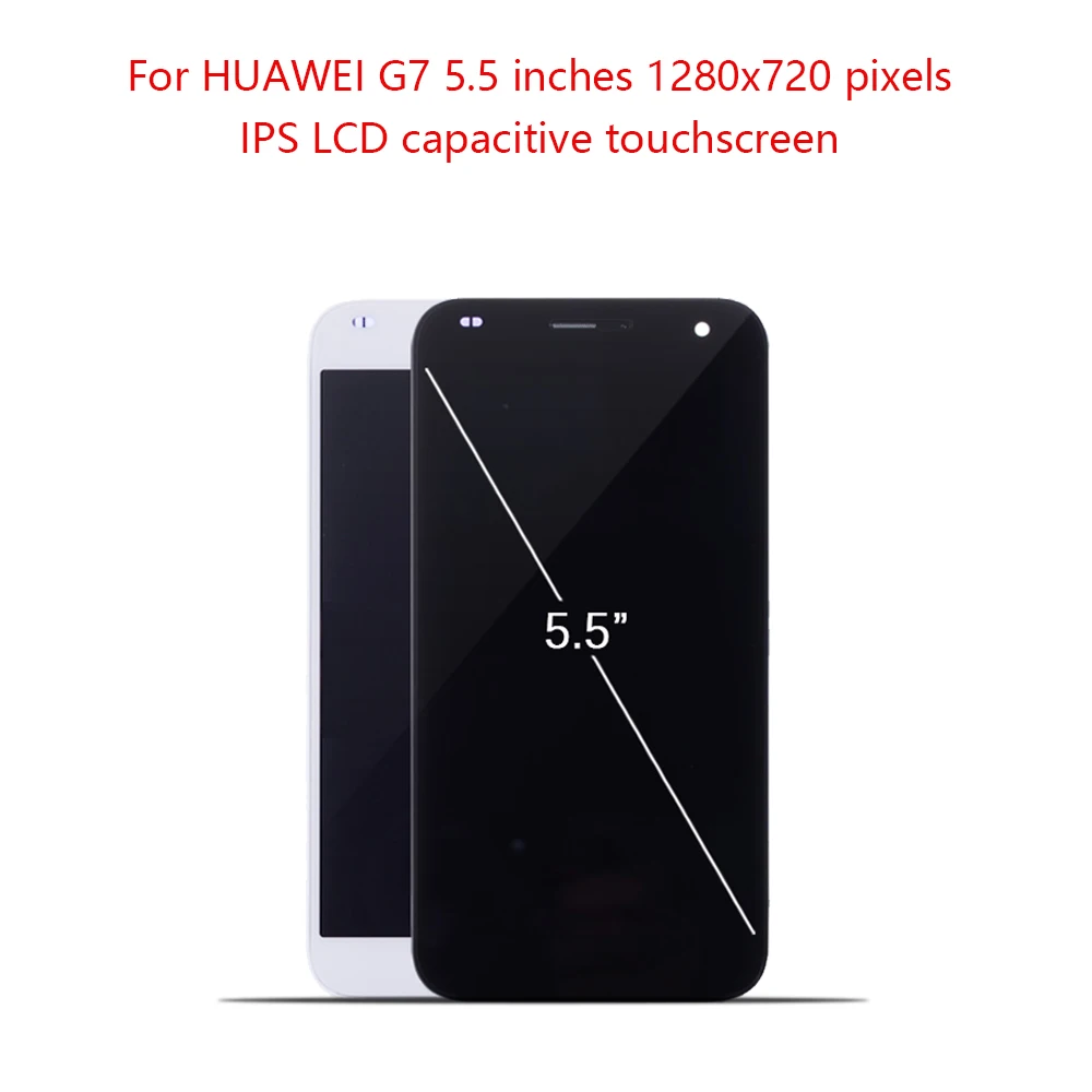 5 ''дисплей для Huawei Ascend G7 LCD кодирующий преобразователь сенсорного экрана в