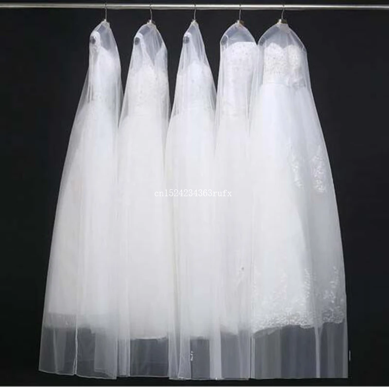 20pcs Wedding Dress Dust Cover High grade Transparent Soft Tulle Garment Bags Bridal Gown Net Yarn 160x120cm | Дом и сад
