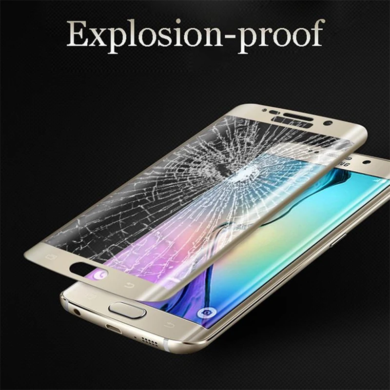Изогнутое закаленное стекло JRGK для Samsung S8 Plus S7 edge Note 8 10 шт.|Защитные стёкла и