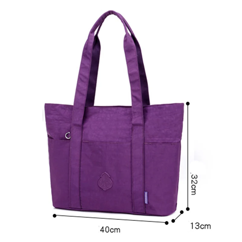 Women Messenger Bags Waterproof Handbag Nylon Tote Fashion Crossbody Bags for Women Top-Handle Shoulder Purse Travel Bag