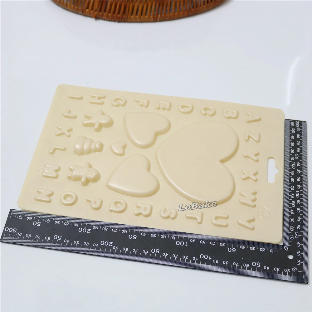 (10 шт./лот) Новое прибытие большой сердце Валентина с буквами имбирь человек формы