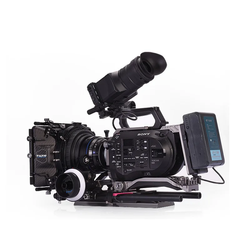 Tilta es-t15-a fs7 комплект Плиту Плечом Pad 4*4 Матовая коробка ff-t03 Follow Focus V блок питания
