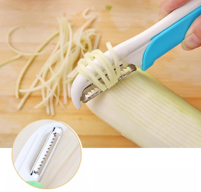 Двухсторонний кухонный гаджет для овощей и фруктов V1NF овощерезка из нержавеющей