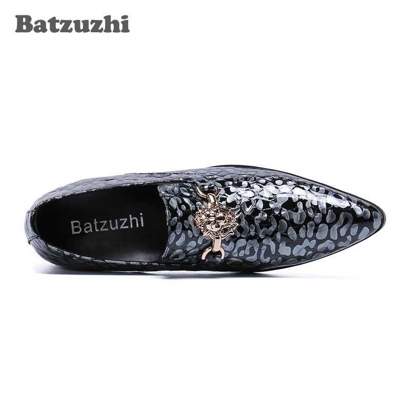 Туфли Batzuzhi мужские из натуральной кожи итальянского типа заостренный носок