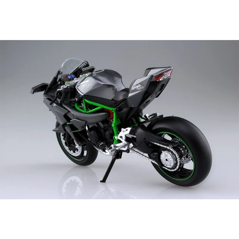 OHS Aoshima 104576 1/12 Ninja H2R гонка Ver. Масштаб готовой Литая модель мотоцикла
