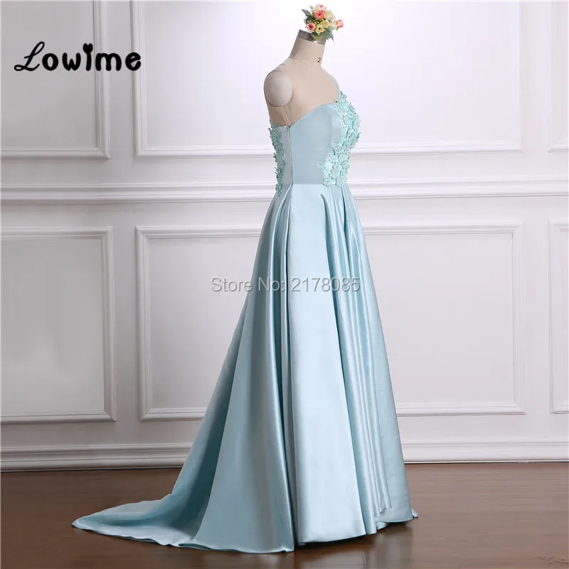 

One Shoulder Prom Dresses Vestido Longo Custom Made With Applique Long Party Gown Vestido Formatura 2018 Evening Dress