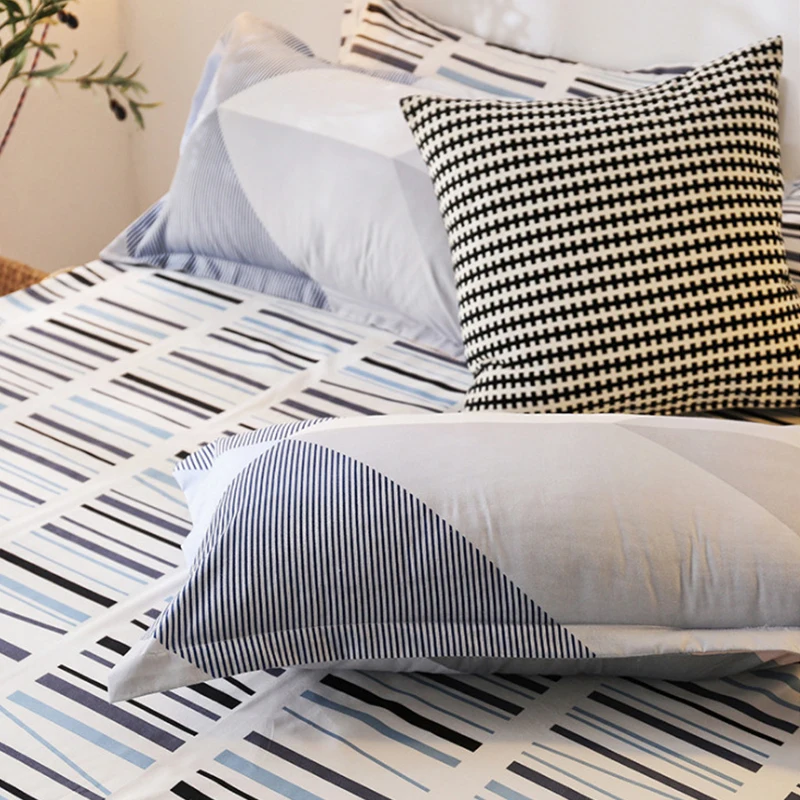 Классические постельные принадлежности геометрические постельное белье