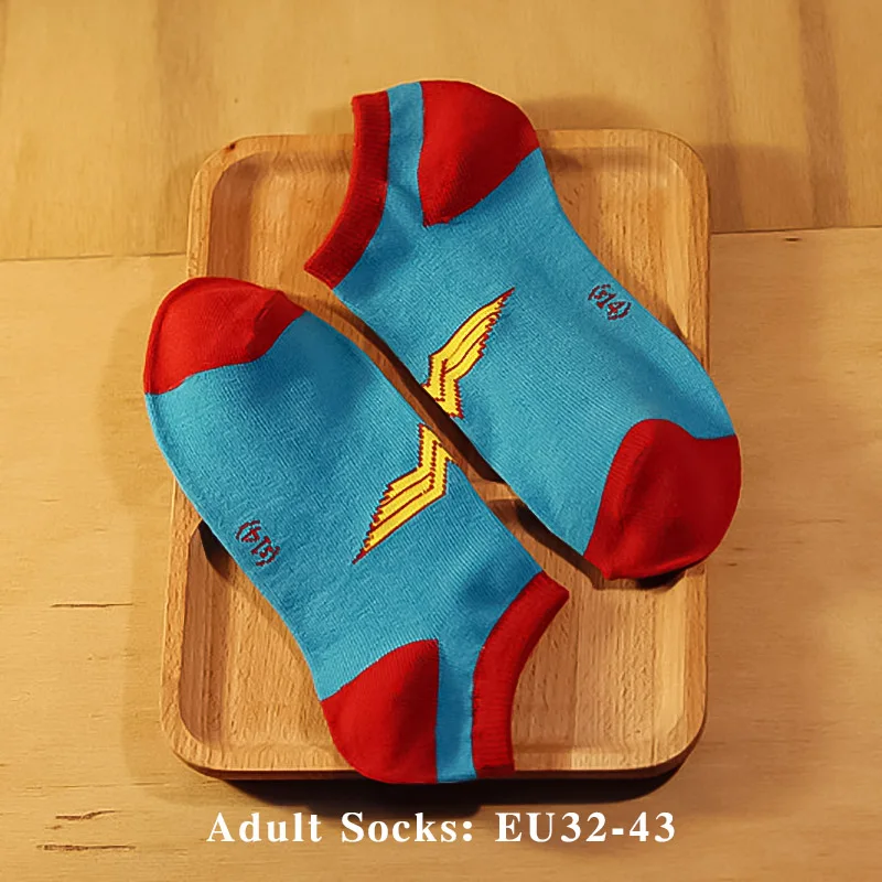 Adult Socks-8 22 стиля герой комиксов Marvel общие носки мультфильм Железный человек Спайдермен, Супермен, Бэтмен Капитан Америка ребенок мужчины подарки носки - Цвет: Adult Socks-8