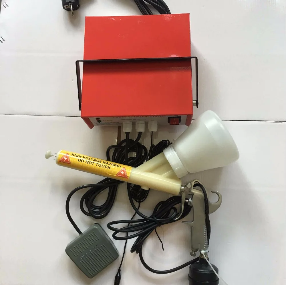

New Portable Powder Coating system paint Gun coat