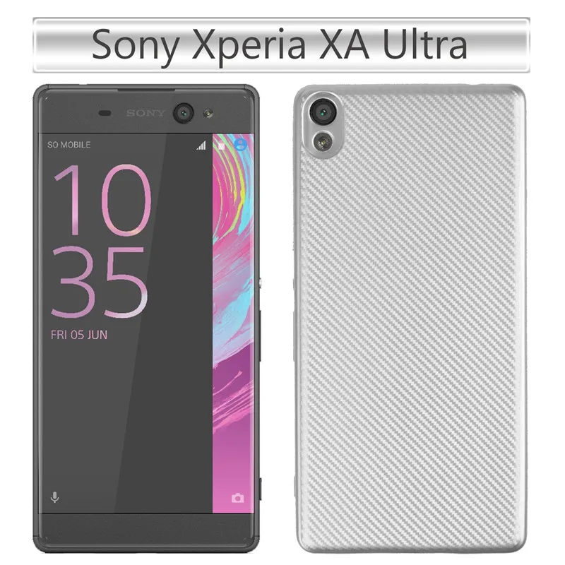 WolfRule чехол для Sony Xperia XA ультра роскошный с полной защитой из углеродного волокна