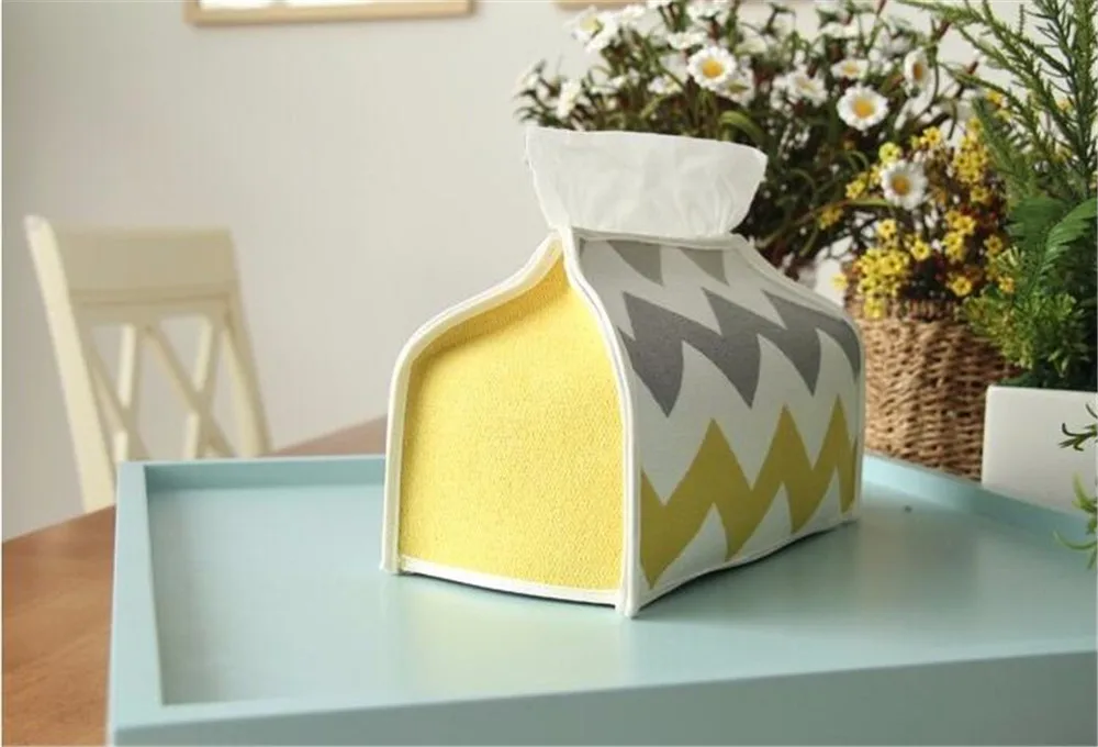 Nordic Стиль ткань салфетки Tissue Box держатель крышки салфетки Бумага Диспенсер Чехол Кухня хранения ткани Коробки Таблица декора дома
