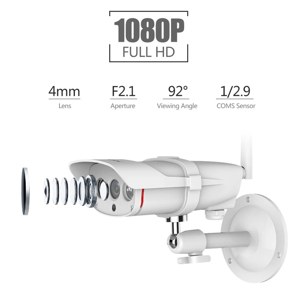 Vstarcam C16S HD 1080P Wifi ip-камера Водонепроницаемая IP67 уличная Беспроводная 2-мегапиксельная ip-камера Беспроводная IR-Cut с поддержкой tf-карты 128G