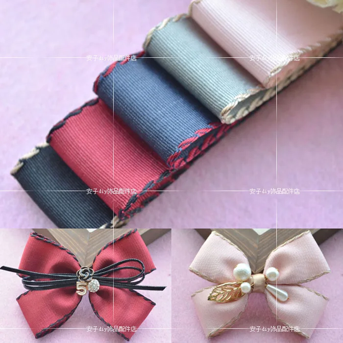 

10mm/25mm Bilateral Stripe Grosgrain Ribbons DIY Handmade Hair Bow Clothing Accessories Wedding Party Gift Packing Ribbon 1 Yard