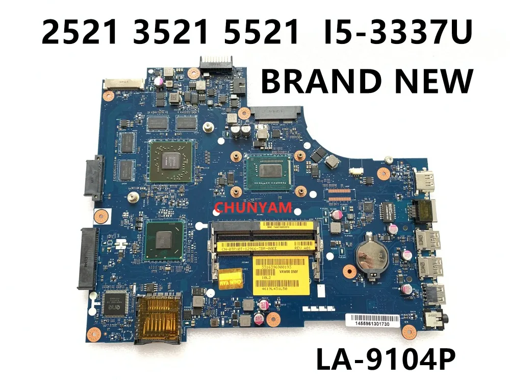 KEFU LA-9104P I5-3337U для DELL INSPIRON 2521 3521 5521 материнская плата для ноутбука