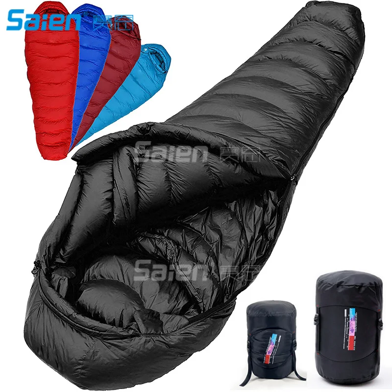 Kopen Outdoor Summit 0 °F-20 °-30 °F Slaapzak, 1000 Fill Power, 4 Seizoen, Mama, Ultralight, Kamperen, Wandelen