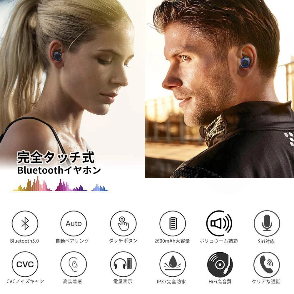 Bluetooth наушники True Беспроводной вкладыши TWS с 5 0 спортивные гарнитура стерео бас