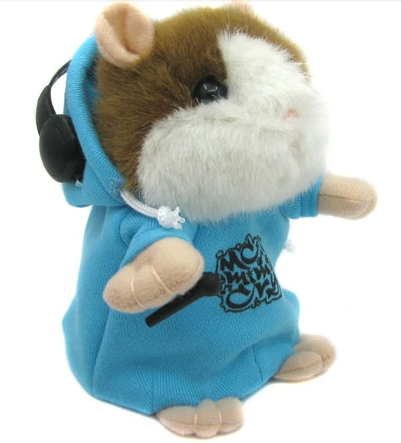 MC DJ Rapper Early Learning Wear Clothes Hamster Talking Toy for Kids Repeat | Игрушки и хобби
