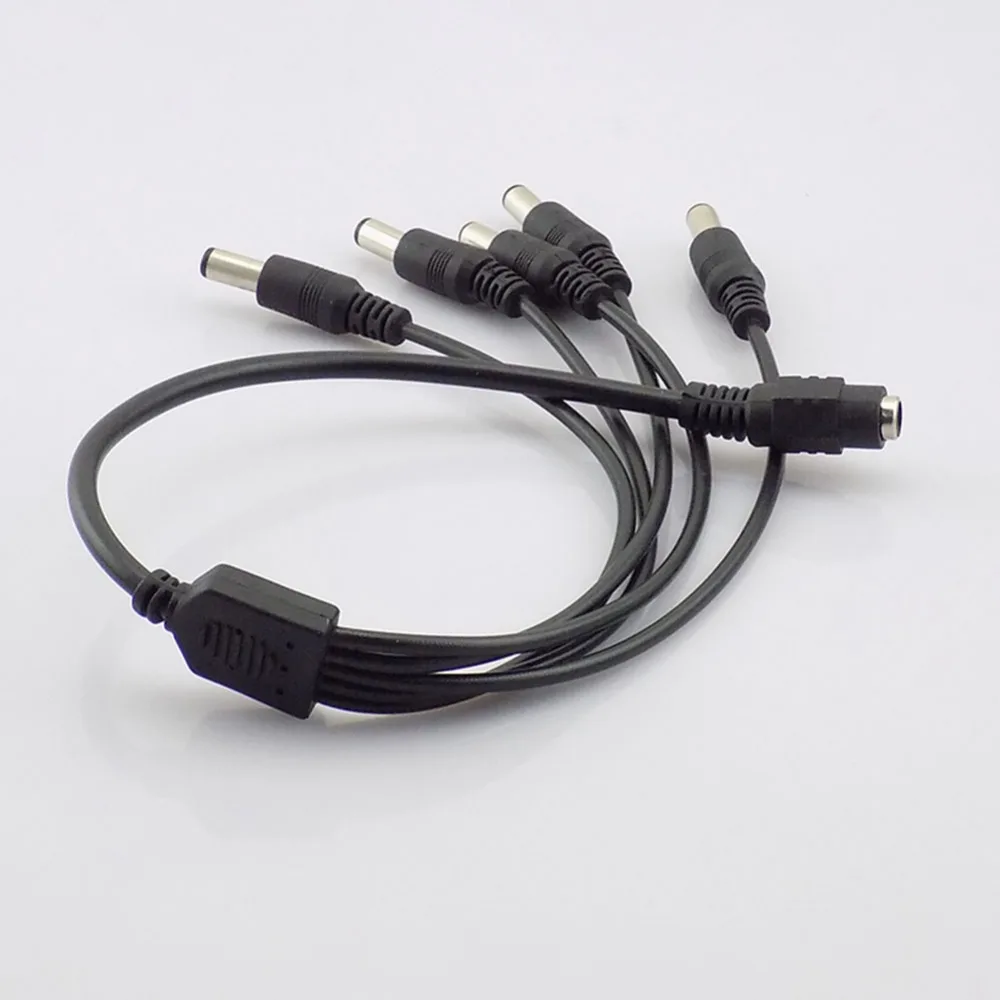 1 шт. разъем питания постоянного тока 12 В на 2 8 дюймов|5.5x2.1mm female dc|cable for led strip12v connector