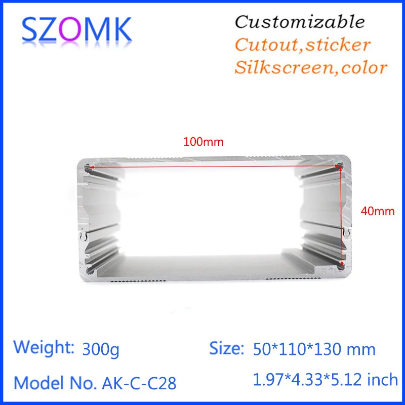 Фото 10 pcs 50*110*130mm silvery aluminum enclosure for electronics pcb housing case with silicone rings extruded box Обустройство дома 10 pcs 50*110*130mm silvery aluminum enclosure for electronics pcb housing case with silicone rings extruded box Обустройство дома