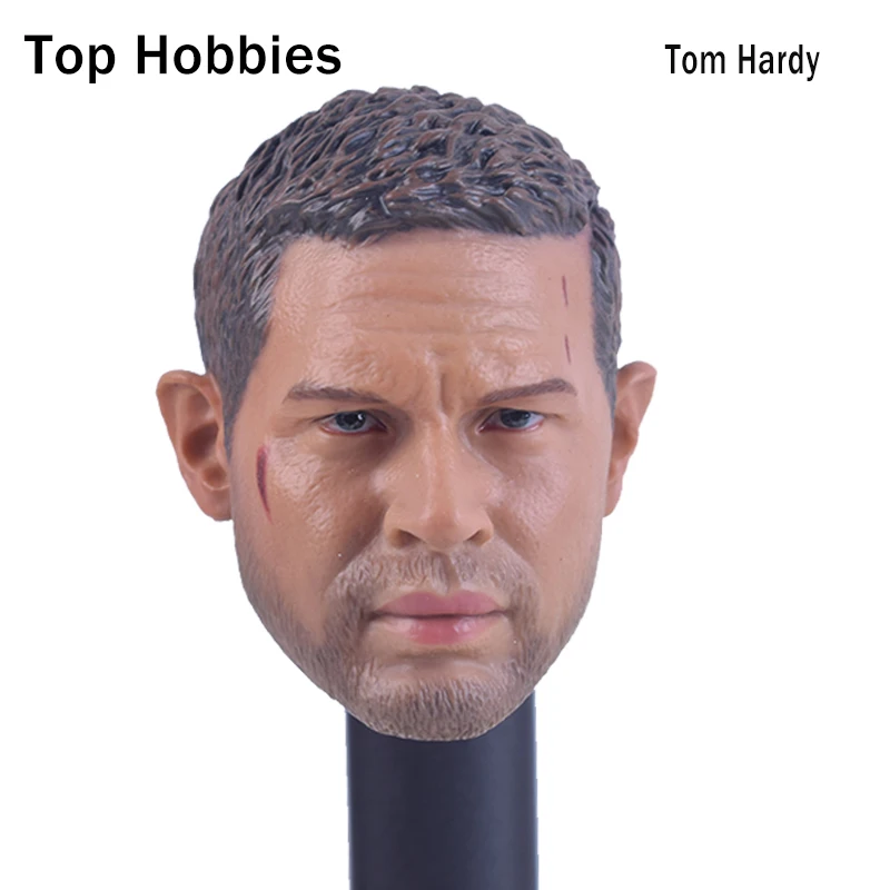 1/6 масштабные аксессуары для экшн-фигурок MAD MAX Sculpt Мужская голова Sculpted Tom Hardy 12