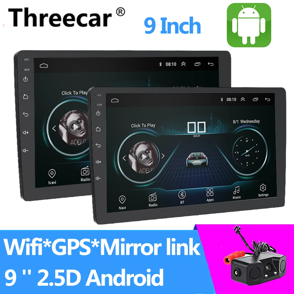 9 inch with pz451 9 ''10'' Android автомобильное радио 2.5D gps навигация Авторадио Мультимедиа dvd-плеер Bluetooth wifi Зеркало Ссылка 2 Din аудио стерео - Цвет: 9 inch with pz451