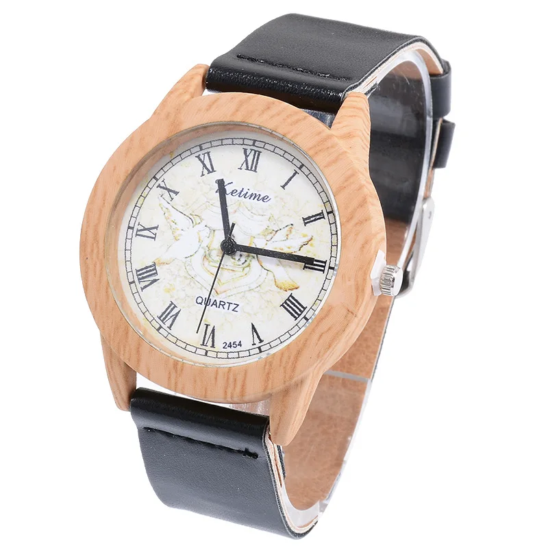 Часы YULUCH Мужские кварцевые модные брендовые простые с римским узором надписью