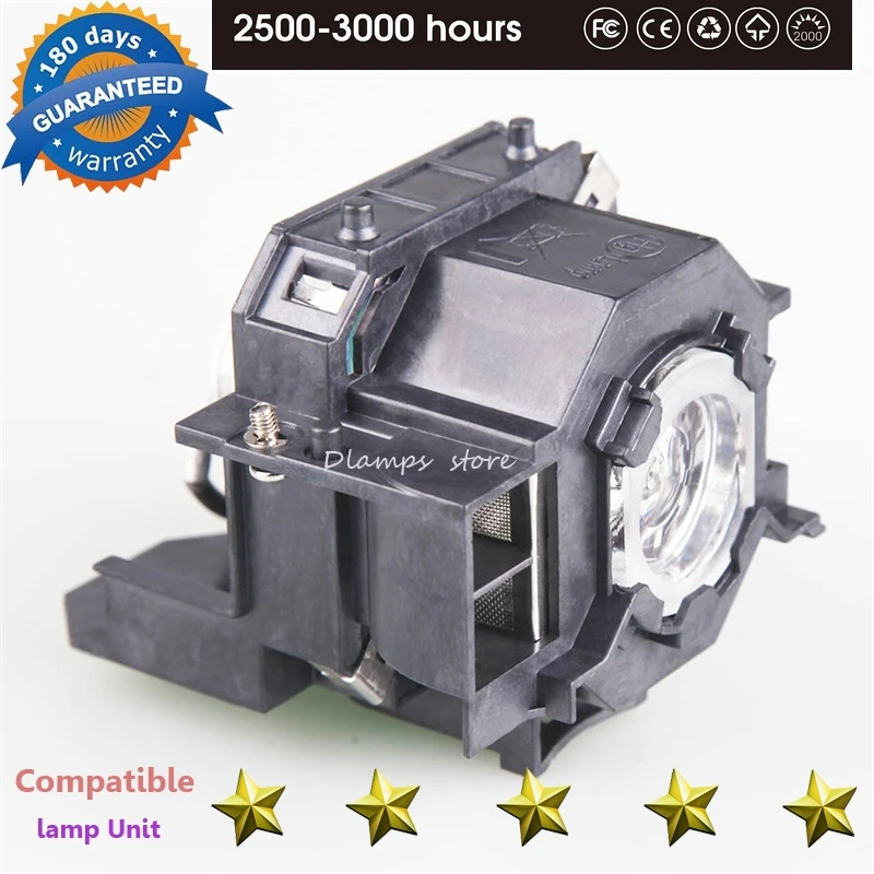 Высокое качество для ELPLP42 Сменный модуль лампы проектора для EPSON EMP-400W EB-410W EB-140 Вт EMP-83H PowerLite 822 H330B